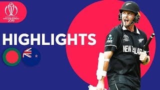 Down To Final 2 Wickets  Bangladesh vs New Zealand  Match Highlights  ICC Cricket World Cup 2019 [upl. by Lleneg]