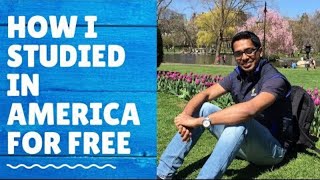 How I got a 100full ride scholarship from American Universities  My experiences Ashish Fernando [upl. by Groome]