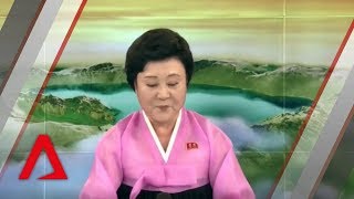 TrumpKim summit North Korean TV presenter Ri Chun Hee hails historic meeting [upl. by Sirronal565]