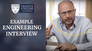 Example Cambridge Engineering Interview [upl. by Ahsatam]