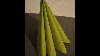 Servietten falten Fächer  Napkin folding [upl. by Kaylyn]