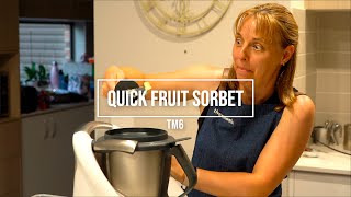 Thermomix TM6 Quick Fruit Sorbet [upl. by Georg]