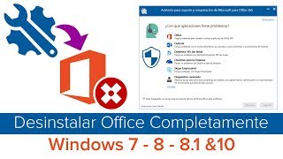 Como desinstalar Office Completamente  Microsoft Support Tool [upl. by Adorl582]