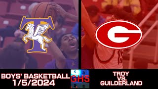 07 Boys Basketball Troy at Guilderland [upl. by Mikaela]