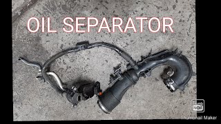 2014 MERCEDES CLA250 OIL SEPARATOR PCV ASSEMBLY REPLACEMENT [upl. by Freyah265]