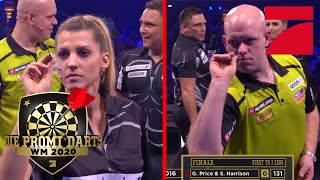 FINALE Michael van Gerwen amp Pascal Hens vs Sarah Harrison amp Price  Promi Darts WM 2020  ProSieben [upl. by Pammy]