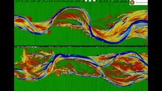 Meandering and braided river in the laboratory [upl. by Ettenal92]