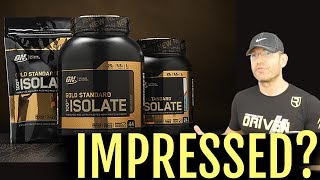 The NEW King  Optimum Nutrition Gold Standard Isolate Review [upl. by Matthiew222]