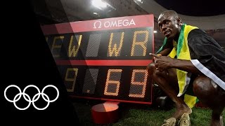 Bolt Owens amp Bailey  100m Record Breakers [upl. by Mannuela]