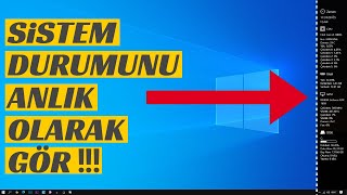 Bilgisayar Donanım Durumu ve Sıcaklığını Anlık İzlemek  Windows 10 ÜCRETSİZ [upl. by Epilif207]