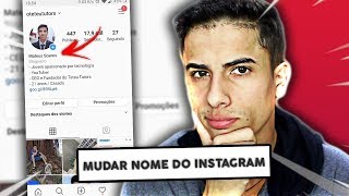 Como mudar NOME do INSTAGRAM  PASSO A PASSO COMPLETO [upl. by Iramaj934]