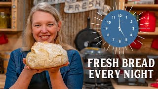 Easy Fresh Bread Every Night in 5 Minutes [upl. by Nadya]