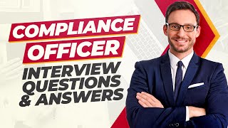 COMPLIANCE OFFICER Interview Questions amp Answers [upl. by Anuaek]