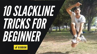 LEARN 10 SLACKLINE TRICKS  in 10 minutes [upl. by Celin]