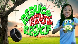 3Rs Reduce Reuse Recycle What Can Kids Do Filipino Bawasan Muling Paggamit Resiklo [upl. by Arolf]