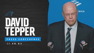 David Tepper speaks to the media about coaching change [upl. by Drue14]