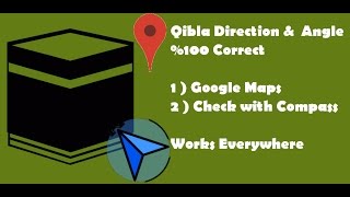 How to find Qibla Direction for my current Location using Android Devices [upl. by Batholomew]