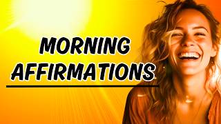 GET INTO RECEIVING MODE  Positive Morning Affirmations [upl. by Zat]