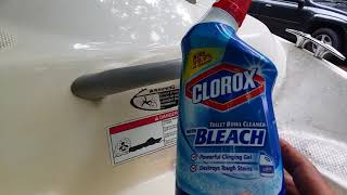 DIY How to clean your boat and Remove UNWANTED staines [upl. by Shoshana]