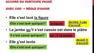 Laccord du participe passé des verbes pronominaux [upl. by Adnarim]