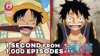 1 Second from 1000 Episodes of One Piece [upl. by Eric]