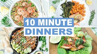 EASY 10 Minute Dinner Recipes  Healthy Dinner Ideas  Keto and Paleo Recipes [upl. by Warring]