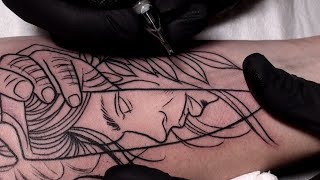 Sharp  Tattoo time lapse [upl. by Oriane288]