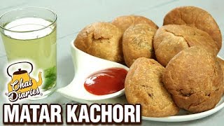 Khasta Matar Kachori Recipe  Green Peas Kachori  Halwai Style Kachori  Chai Diaries With Varun [upl. by Thill]