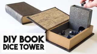 DIY Book Dice Tower [upl. by Hsilgne]