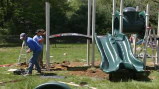 StepbyStep Commercial Playground Installation [upl. by Penney]