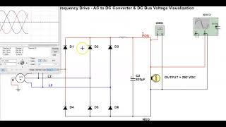 3 Phase AC to DC Rectifier and DC Bus Filtering [upl. by Ayik342]