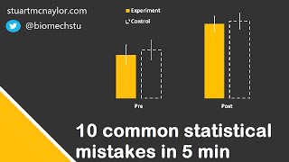 Ten Statistical Mistakes in 5 Min [upl. by Shadow]