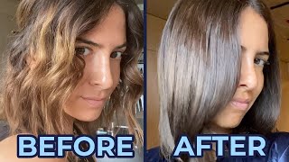 Dyeing My Hair At Home Follow Along With LOreal Excellence Light Ash Brown 61 [upl. by Ttihw800]