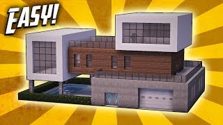 Minecraft How To Build A Modern Mansion House Tutorial 29 [upl. by Roumell]