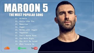 Maroon 5 Greatest Playlist  Maroon 5 Top Songs 2023  Top Hits in Spotify [upl. by Amari]