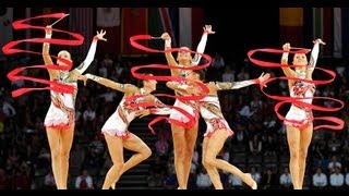 Rhythmic Worlds 2011 Montpellier  Groups AllAround Finals  We are Gymnastics [upl. by Earesed]