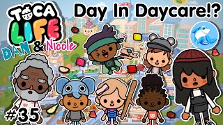 Toca life city  Day In Daycare 35 [upl. by Terrag]