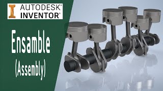 ¿Cómo hacer un ensamble en Inventor How to assemble using Inventor [upl. by Acysej209]