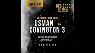 UFC 295 Usman vs Covington 3 [upl. by Tonry]