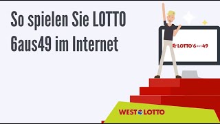 WestLotto Guide Wie funktioniert LOTTO 6 aus 49 [upl. by Onairpic]