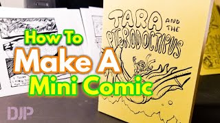 How to Make a Mini Comic from Start to Finish 7 Steps [upl. by Crelin]