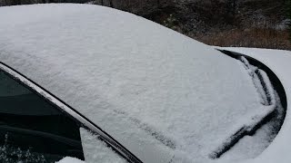 How to remove snow amp ice from windshield safely [upl. by Etana]