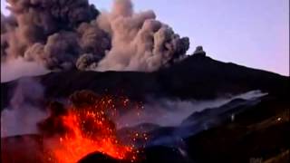 Volcano Etna Sicily Eruption 2002 [upl. by Aurelea565]