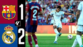 Barcelona 12 Real Madrid  HIGHLIGHTS  LaLiga 202324 [upl. by Nyladnewg942]