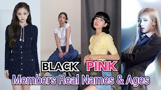 Black Pink Members Real Names And Ages  All Four Members of Black Pink Names  InfoDoc  2021 [upl. by Middendorf]