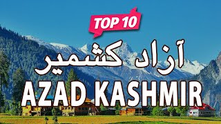 Top 10 Places to Visit in Azad Kashmir  Pakistan  UrduHindi [upl. by Aivila]