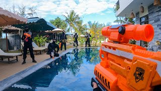 Nerf War Ninja Battle 2 [upl. by Anotyad]