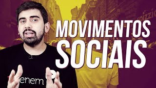 MOVIMENTOS SOCIAIS  Prof Leandro Vieira [upl. by Norty]