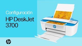 Instalación de la impresora HP DeskJet serie 3700  HP DeskJet  HP Support [upl. by Kisor664]