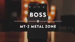 Boss MT2 Metal Zone Distortion  Reverb Demo Video [upl. by Bourgeois648]